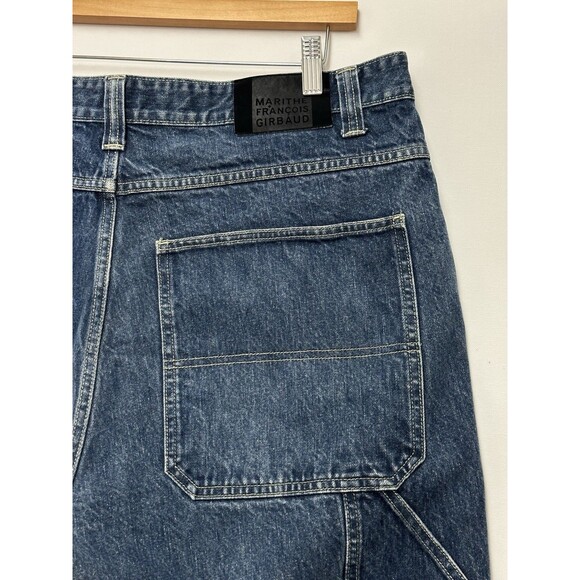 Marithe Francois Girbaud Jeans Mens 38 Blue Straight Leg Short - Picture 10 of 16